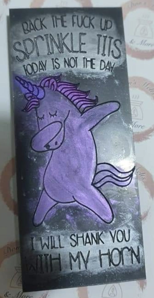 'Back the F*** Up Unicorn' Mould